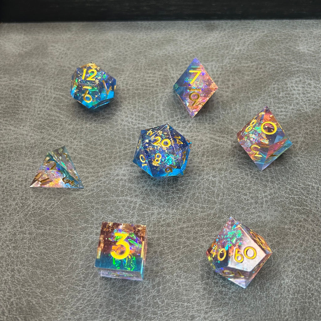 Rainbow Prism Dice - DND Dice Holografisch