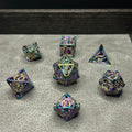 Rainbow Dragon Dice - DND Metalen Dice Regenboog