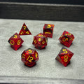 Ruby Dice - DND Dice Rood Goud