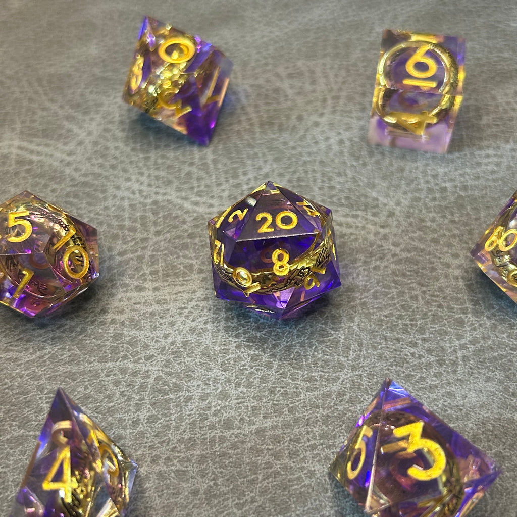 One Ring Dice - DND Dice met Ringen