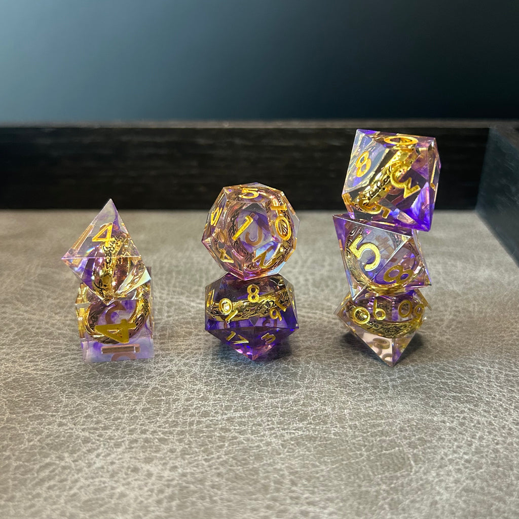 One Ring Dice - DND Dice met Ringen
