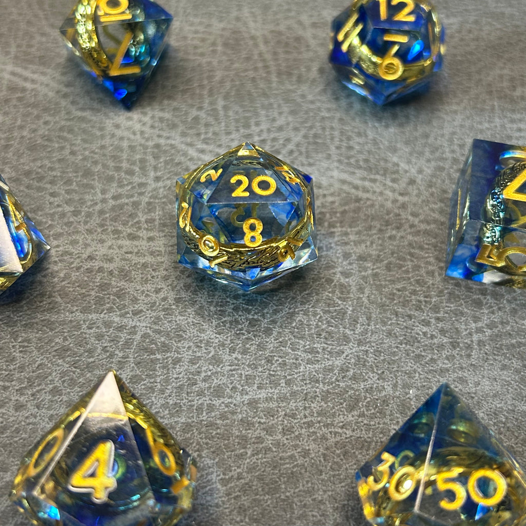 One Ring Dice - DND Dice met Ringen