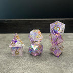 Mystic Purple Dice - DND Dice Paars Holografisch