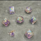 Mystic Purple Dice - DND Dice Paars Holografisch