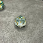 Ocean Treasure Dice - DND Dice Groen Goud