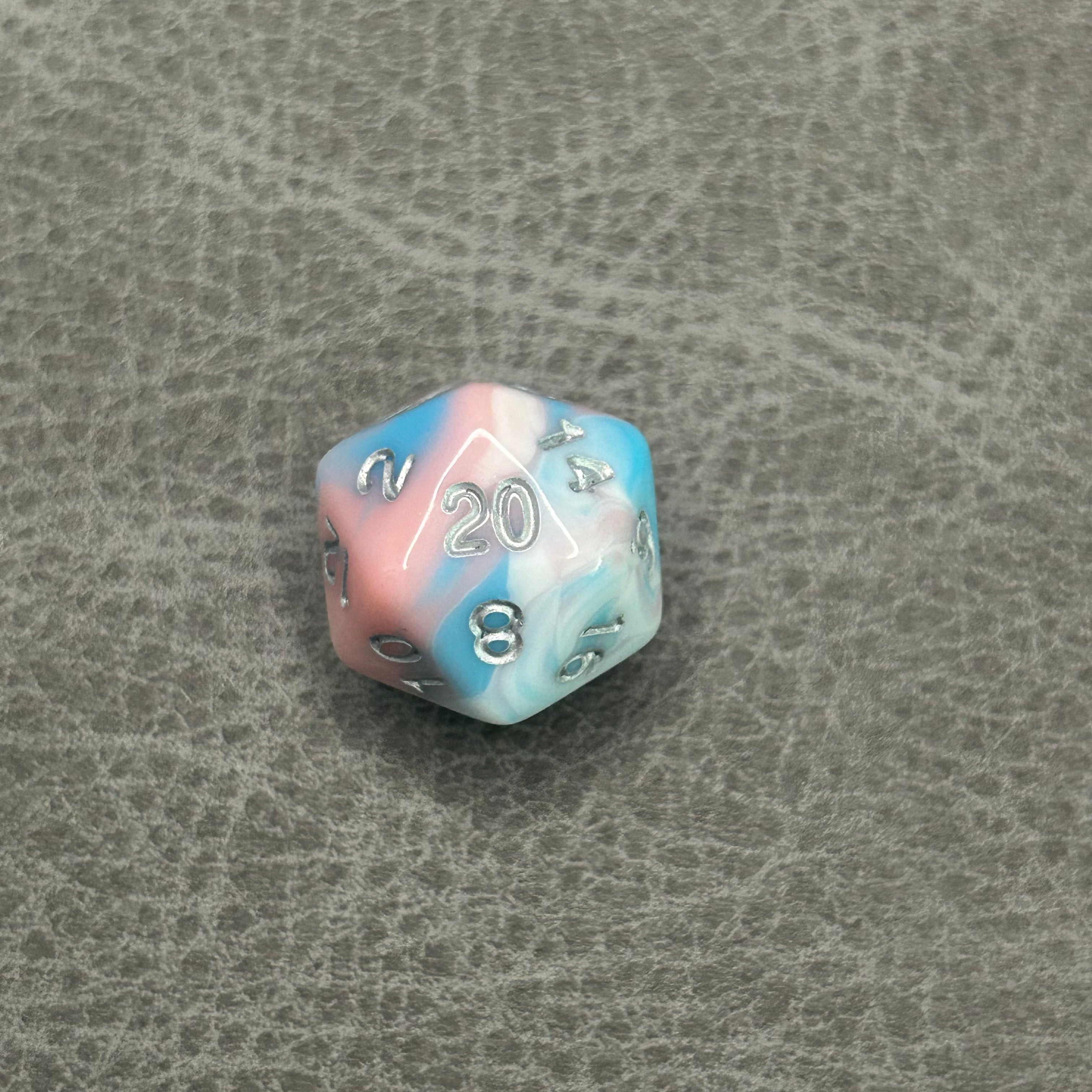 Pastel Dream Dice - DND Dice Blauw Roze