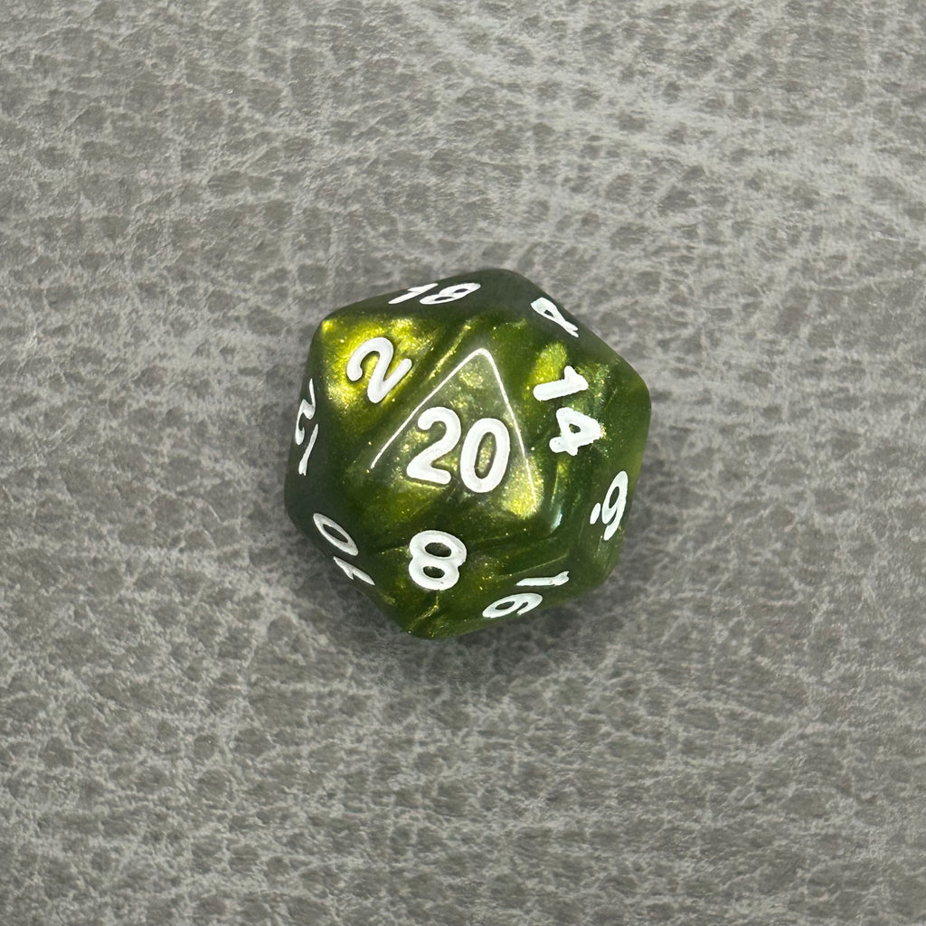 Goblin Green Dice - DND Dice Groen
