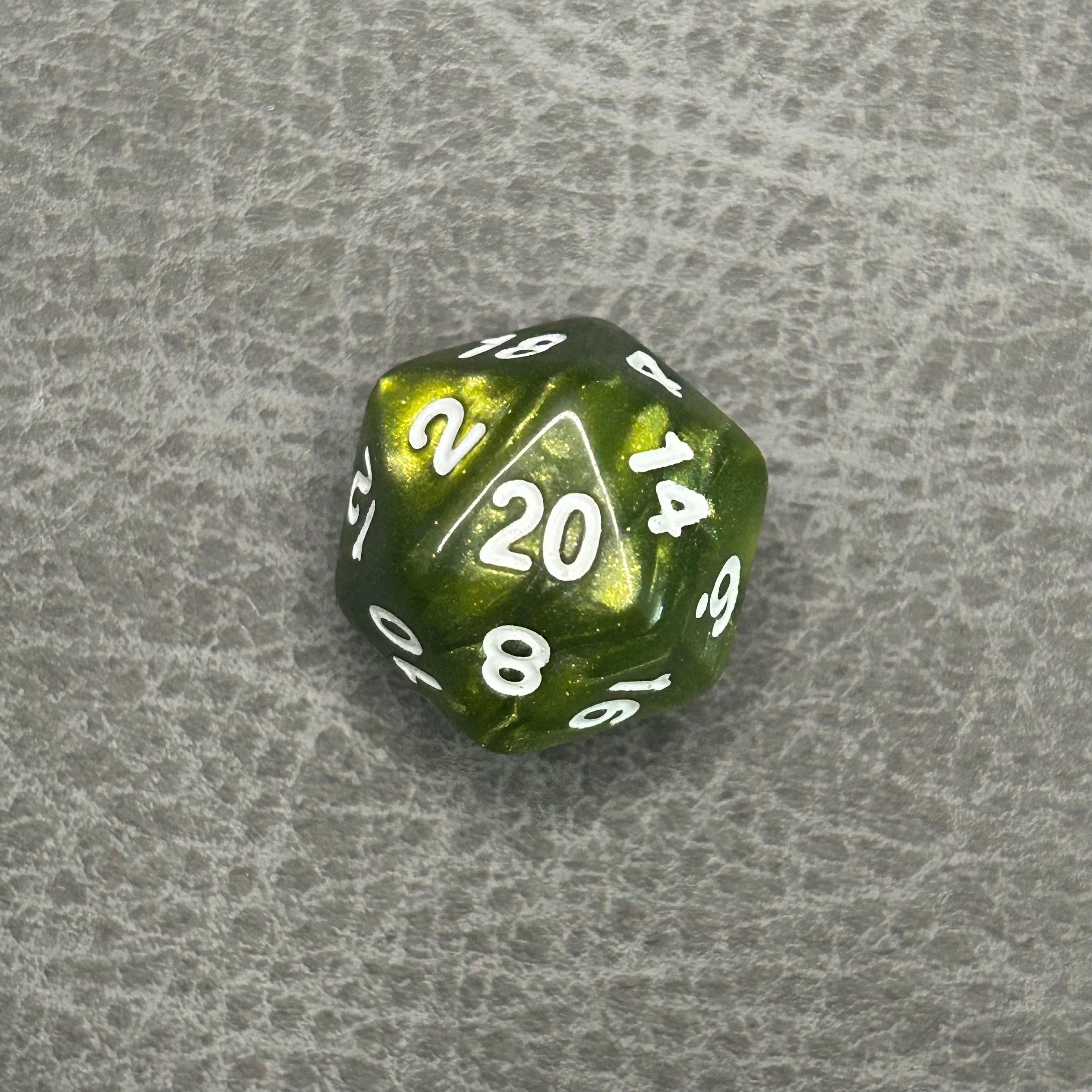 Goblin Green Dice - DND Dice Groen