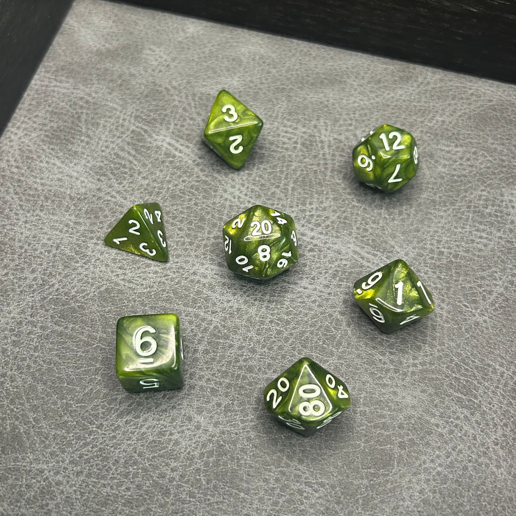 Goblin Green Dice - DND Dice Groen