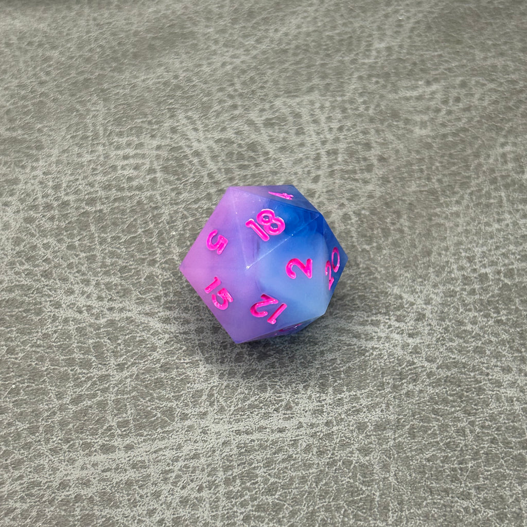 Cotton Candy Dice - DND Dice Pastel Roze Blauw