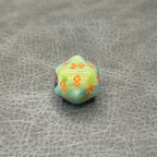 Ocean Breeze Dice - DND Dice Turquoise Glitter